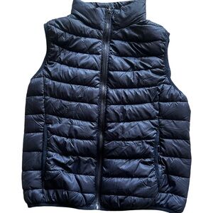 Forever 21 Navy Puffer Vest